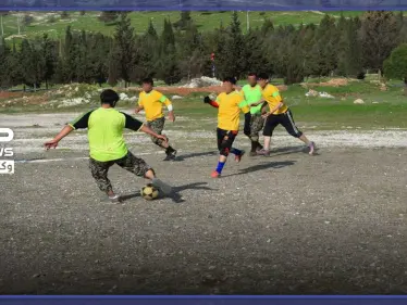 بالصور|| ميليشيا "فاطميون" تستغل الهدنة وكورونا وترفّه عناصرها بنشاطات رياضية.. - وكالة ستيب نيوز