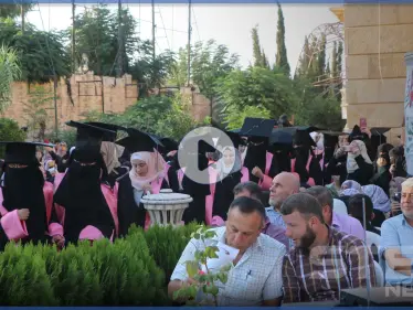 حفل تكريم للطلاب المتفوقين بشهادتي التعليم الإعدادية والثانوية في مدينة بنش شرق إدلب - وكالة ستيب نيوز