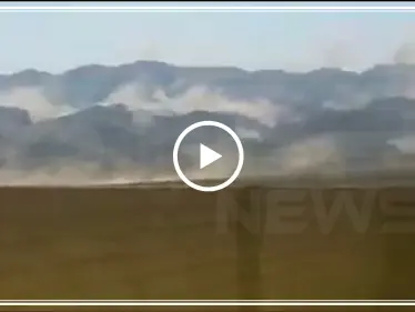 بالفيديو || مشاهد مخيفة لانهيار أجزاء من جبال جنوب إيران - وكالة ستيب نيوز