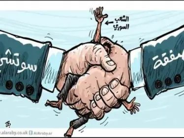 كاريكاتير || إدلب ما بين اليوم والأمس - وكالة ستيب نيوز