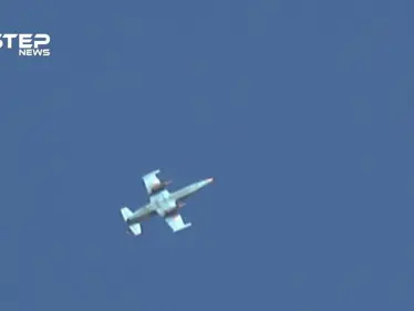 غارات جوية للطيران الحربي على مدينة كفرزيتا بريف حماة الشمالي - وكالة ستيب نيوز