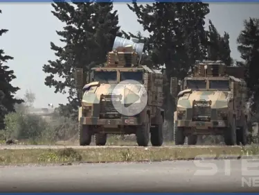 شاهد تعزيزات عسكرية إلى النقاط التركية المحاصرة من النظام السوري شرق إدلب - وكالة ستيب نيوز