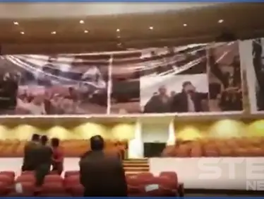 بالفيديو|| صور شخصيات إيرانية تكسو جدران البرلمان العراقي تثير غضباً... ومصادر برلمانية توضح - وكالة ستيب نيوز