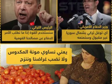 المكدوس بين التصريحات الأمريكية التركية - وكالة ستيب نيوز