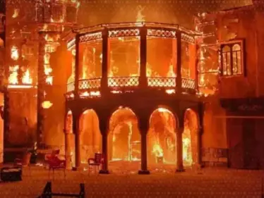 تفاصيل احتراق موقع تصوير مسلسل «النويلاتي» في سوريا - وكالة ستيب نيوز