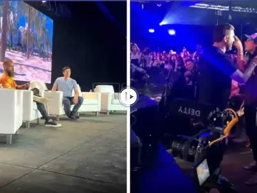 بالفيديو|| حالة شغب في مؤتمر بيتكوين.. امرأة تهاجم مؤسس تويتر وردة فعل الحضور - وكالة ستيب نيوز