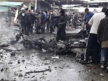 مجزرة بسوق في عفرين ومفخخات متوالية تهز المدينة - وكالة ستيب نيوز