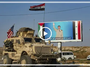 قوات النظام السوري تنظم السير لعبور رتل أمريكي للقامشلي (فيديو) - وكالة ستيب نيوز