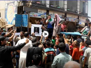 من إدلب.. خروج مظاهرات مناهضة لنظام الأسد ورافضة للانتخابات الرئاسية السورية - وكالة ستيب نيوز