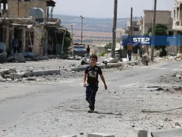 بعد إعلان وقف إطلاق النار أهالي بلدة معرة حرمة يعودون إلى منازلهم بعد غياب دام لـ 3 أشهر - وكالة ستيب نيوز