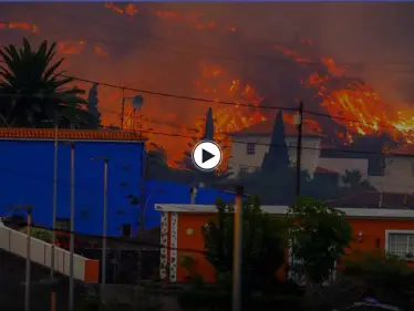 الحمم البركانية في جزر الكناري تلتهم عشرات المنازل وفرار أكثر من 5 ألاف شخص (فيديو وصور) - وكالة ستيب نيوز