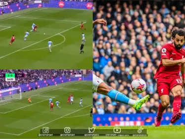 محمد صلاح يهز شباك المان سيتي ويحقق رقم تاريخي جديد مع ليفربول - وكالة ستيب نيوز