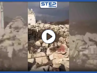 بالفيديو || رجل حلبي يفقد قدمه بانفجار لغم خلال تفقّده لمنزله المدمّر - وكالة ستيب نيوز