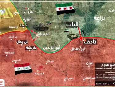 بأوامر تركية.. قوّات المعارضة توقف عملية "العزم المتوقد" شرقي حلب (خريطة) - وكالة ستيب نيوز