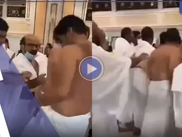 شاهد|| شجار بين معتمرين في الحرم المكي.. وفيديو جرائم 