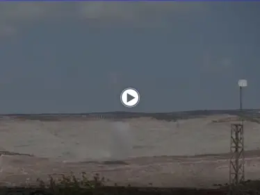 بالفيديو || قصف بصواريخ 