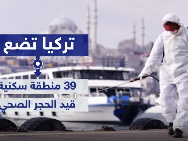 بعد قفز عداد الإصابات بفيروس كورونا.. تركيا تضع 39 منطقة سكنية قيد الحجر الصحي - وكالة ستيب نيوز