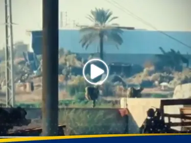 شاهد|| انتشار مقاتلي القسام والتحامهم مع جنود وآليات الجيش الإسرائيلي في غزة ومحاصرتهم 30 جندياً - وكالة ستيب نيوز