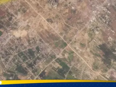 صور أقمار صناعية تظهر ما يجري في غزة.. إسرائيل تقسم القطاع لقسمين - وكالة ستيب نيوز