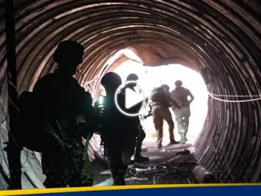 الجيش الإسرائيلي "داخل" نفقٍ لـ حماس بقلب غزة.. شاهد ماذا يفعل - وكالة ستيب نيوز