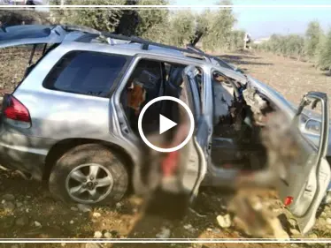 فيديو|| طائرة مسيّرة أمريكية تستهدف قيادي بداعش على طريق عفرين - أعزاز شمال حلب - وكالة ستيب نيوز