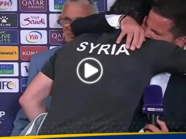 شاهد ردة فعل مساعد مدرب المنتخب السوري بعد التأهل "التاريخي" - وكالة ستيب نيوز