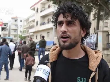 مهجّرو حمص يحيون الذكرى السنوية لمجرزة الساعة في مدينة عفرين شمال حلب - وكالة ستيب نيوز