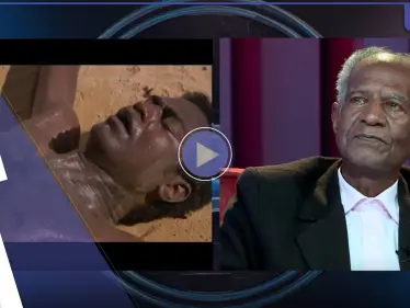 بالفيديو|| مشهد تعذيب مؤذن الرسول محمد يبكي أحمد سالم الذي قام بتجسيد شخصيته - وكالة ستيب نيوز