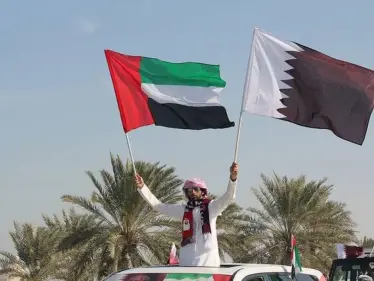 محمد بن زايد يستقبل وفداً قطرياً في أبو ظبي لأول مرّة منذ المصالحة - وكالة ستيب نيوز