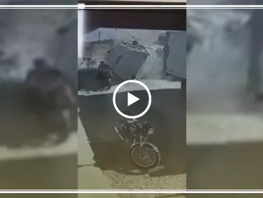 عائلة تنجو من موت محتم بحادث تصادم شاحنات شمالي حلب (فيديو) - وكالة ستيب نيوز