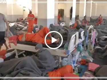 بالفيديو|| مشاهد جديدة لعناصر تنظيم "داعش" من داخل أحد سجون ميليشيا "قسد" - وكالة ستيب نيوز