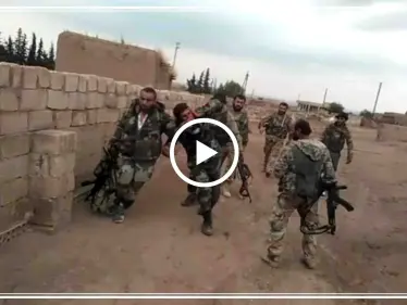 بالفيديو|| لحظة أسر عناصر النظام السوري على يد القوّات التركية وفصائل المعارضة برأس العين - وكالة ستيب نيوز