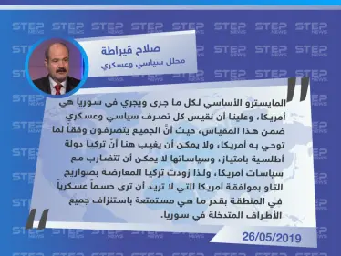 محلل سياسي وعسكري: أمريكا وافقت لتركيا على تزويد المعارضة بالتاو لأنها تريد استمرار الاستنزاف في سوريا - وكالة ستيب نيوز