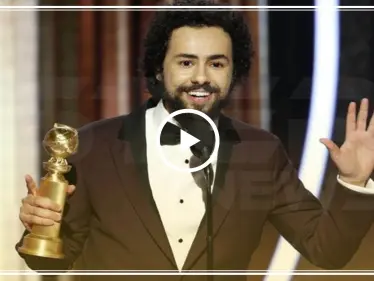 فيديو || رامي يوسف يهتف "الله أكبر" أثناء تسلمه جائزة على مسرح "غولدن غلوب" بأمريكا - وكالة ستيب نيوز