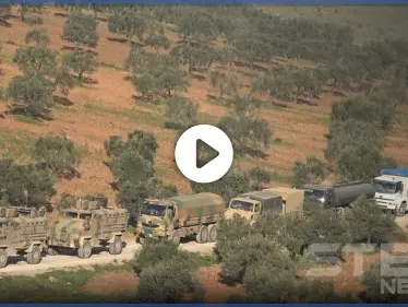 عدسة ستيب ترصد دخول تعزيزات عسكرية ضخمة للجيش التركي باتجاه محافظة إدلب - وكالة ستيب نيوز