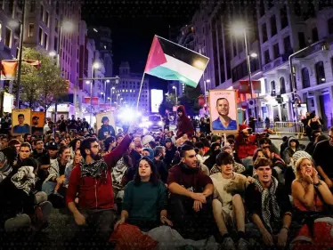 شاهد بالصور: اعتراض إسرائيلي لأسطول مؤيد للفلسطينيين يثير احتجاجات وطرد دبلوماسيين ودعوات للإضراب - وكالة ستيب نيوز