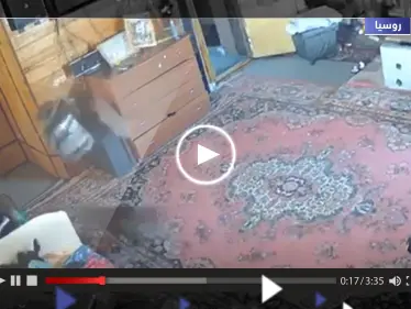 شاهد|| رد فعل قطة لحظة وقوع زلزال عنيف بقوة 6.9 درجات شرق روسيا - وكالة ستيب نيوز