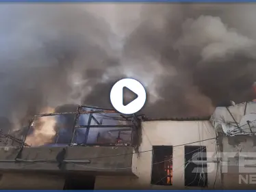 بالفيديو || حريق ضخم يلتهم منازل وخيم اللاجئين السوريين في منطقة العاقبية جنوب لبنان - وكالة ستيب نيوز