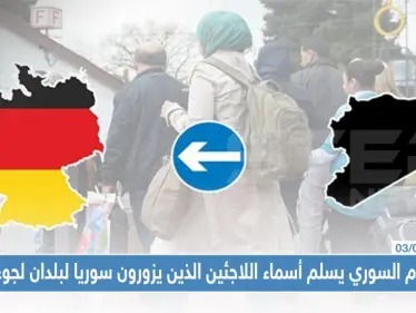 النظام السوري يسلم أسماء اللاجئين الذين يزورون سوريا لبلدان لجوئهم..لماذا!؟ - وكالة ستيب نيوز