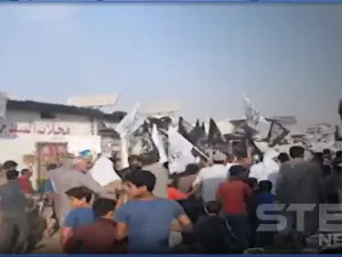 مظاهرات شمال إدلب نصرةً للرسول وللتنديد بالتصريحات الفرنسية ضد الإسلام - وكالة ستيب نيوز