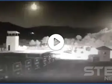 بالفيديو|| كميرا مراقبة توثق لحظة سقوط نيزك ملتهب شرق تركيا.. وسط أمطار رعدية - وكالة ستيب نيوز