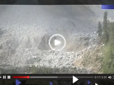 جبل شاهق كاد يمحو قرية سويسرية من الخريطة (فيديو) - وكالة ستيب نيوز