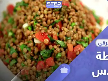 سلطة العدس والباذنجان من الوصفات الشهية - طريقة التحضير - وكالة ستيب نيوز