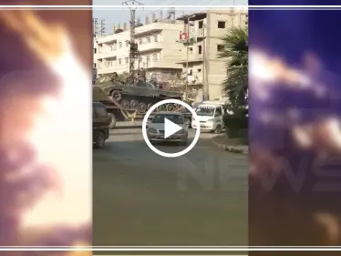 مدني يوثق دخول دبابات النظام إلى منبج قائلًا: