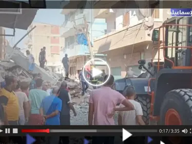 قتلى وجرحى في انهيار عقار مأهول بالسكان في مصر (فيديو) - وكالة ستيب نيوز