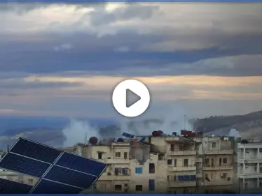 بالفيديو|| قتلى وجرحى بقصف قوات النظام السوري لمدينة أريحا جنوب إدلب.. وفصائل المعارضة ترد - وكالة ستيب نيوز