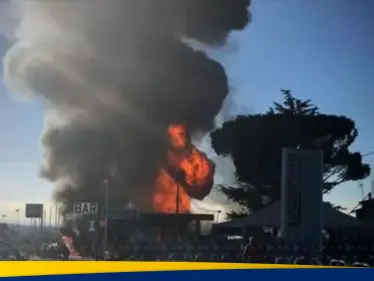 حادث أم رسالة؟.. انفجار غامض في محطة وقود يهز روما (فيديو) - وكالة ستيب نيوز