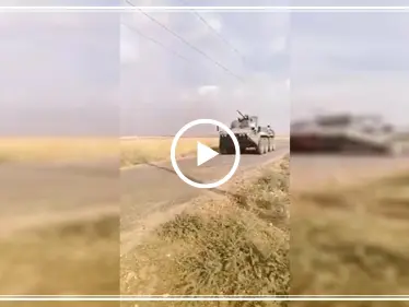 "بالحجارة والأحذية" أهالي ريف الحسكة يستقبلون أول دورية روسية تركية مشتركة - وكالة ستيب نيوز