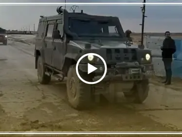 شاهد بالفيديو||رتل عسكري روسي ضخم يتجه نحو مطار القامشلي بعد تسيير أوّل دورية روسية تركية مشتركة - وكالة ستيب نيوز