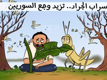 أسراب الجراد تهاجم سوريا - وكالة ستيب نيوز